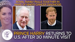 Prince Harry Returns To US After Only 30 Minutes With King Charles | The Royal Tea