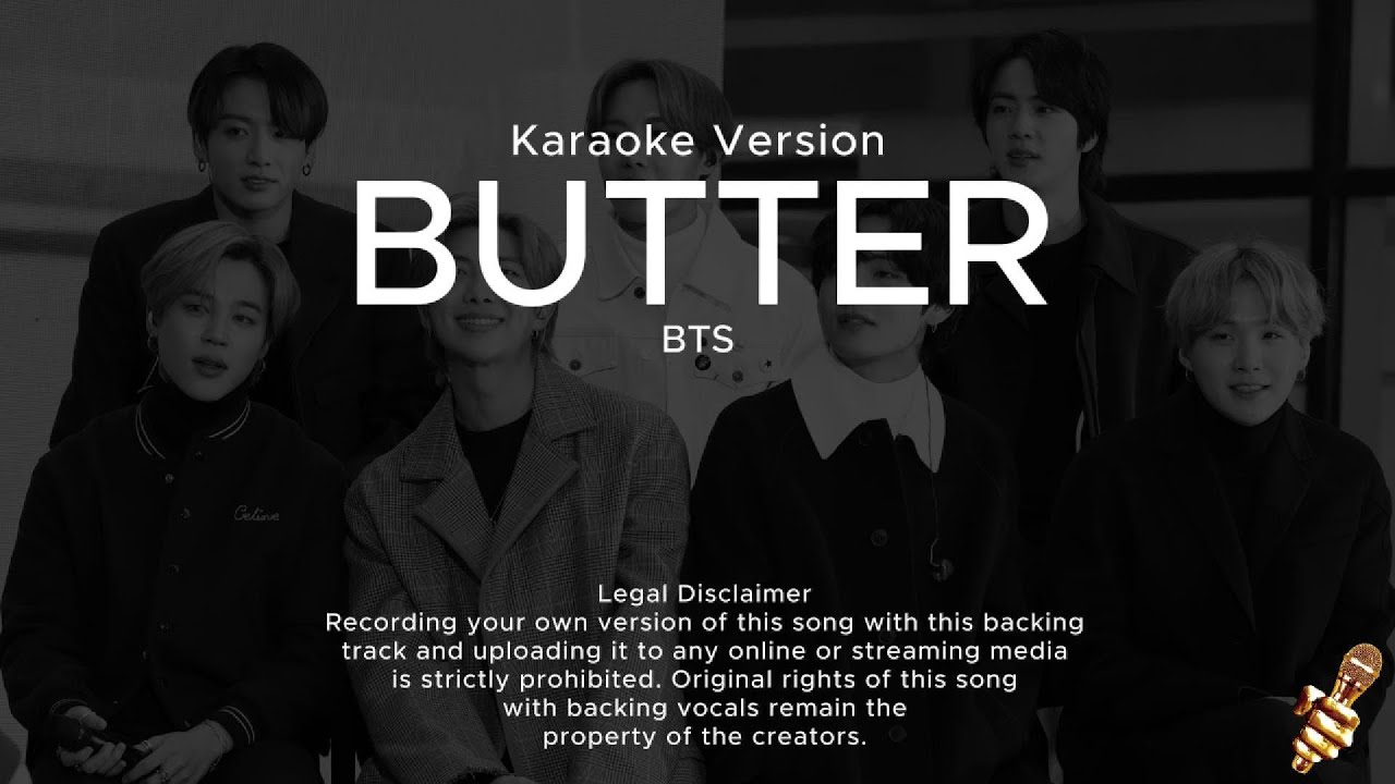 BTS (방탄소년단) 'Butter' (Karaoke Version) - YouTube