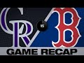 5/15/19: Chavis' walk-off in 10th leads Sox past Rox