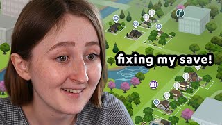 Placing new Sims and houses in my save file! (Streamed 3/18/22)