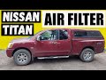 HOW TO REPLACE ENGINE AIR FILTER on NISSAN TITAN, NISSAN ARMADA