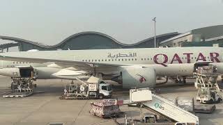 Qatar Airways 777-300 ER Business Class - Doha to Bangkok (non-Qsuite, old business class)