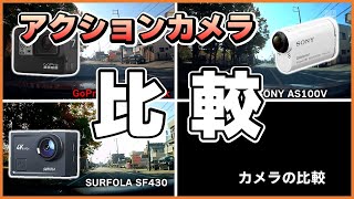 アクションカメラ、３種比較、値段？国産？人気？あなたは何基準で選ぶ？