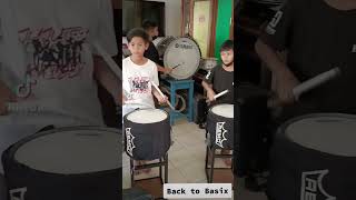 Back to basix #ชมรมก็ลองแต๊ก #snare #วงโยธวาทิต #กลอง