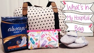 WHATS IN MY HOSPITAL BAG + GIVEAWAY (Closed)