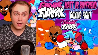 Matt VS Boyfriend BOXING FIGHT - Friday Night Funkin Animation | Reaction