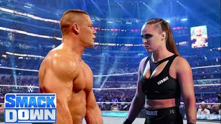 WWE Full Match - Ronda Rousey Vs. John Cena : SmackDown Live Full Match