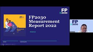 Seminario web sobre el Informe de Medición FP2030 2022