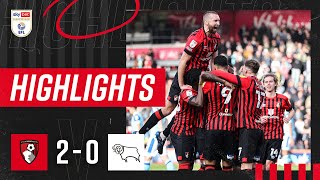Solanke and Lowe ensure win over Rooney's Derby | AFC Bournemouth 2-0 Derby County