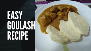 how to make pork goulash/pork goulash recipe/vepřový guláš/domácí kuchyně/easy goulash recipe