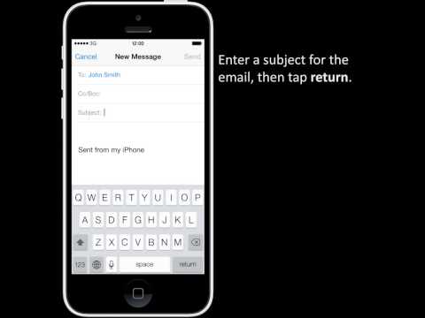 Apple iPhone 5S - How To Send an Email Apple iPhone 5S - How To Send an Email