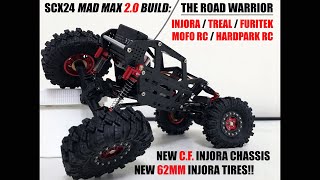 SCX24 CARBON FIBER ROCK BUGGY BUILD: MAD MAX 2.0 - INJORA, TREAL, MOFO, HARDPARK + NEW 62MM TIRES!