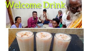 சுலபமா செய்யக்கூடிய வரவேற்பு பானம்/Simple Preparation In Welcome Drink Recipeand Its Some Different