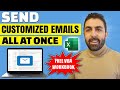 Send Bulk Emails from Excel Spreadsheet 📧 - FREE VBA Workbook incl multiple attachments🖇