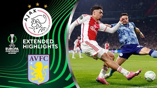 Ajax vs. Aston Villa: Extended Highlights | UEL Round of 16 1st Leg | CBS Sports Golazo