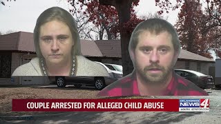 Couple arrested for alleged child abuse