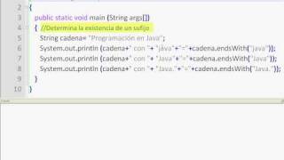 Java - String - endsWith