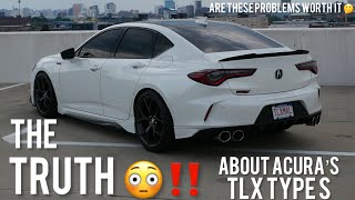 ALL THE PROBLEMS MY 2023 ACURA TLX TYPE S HAS HAD SO FAR.....