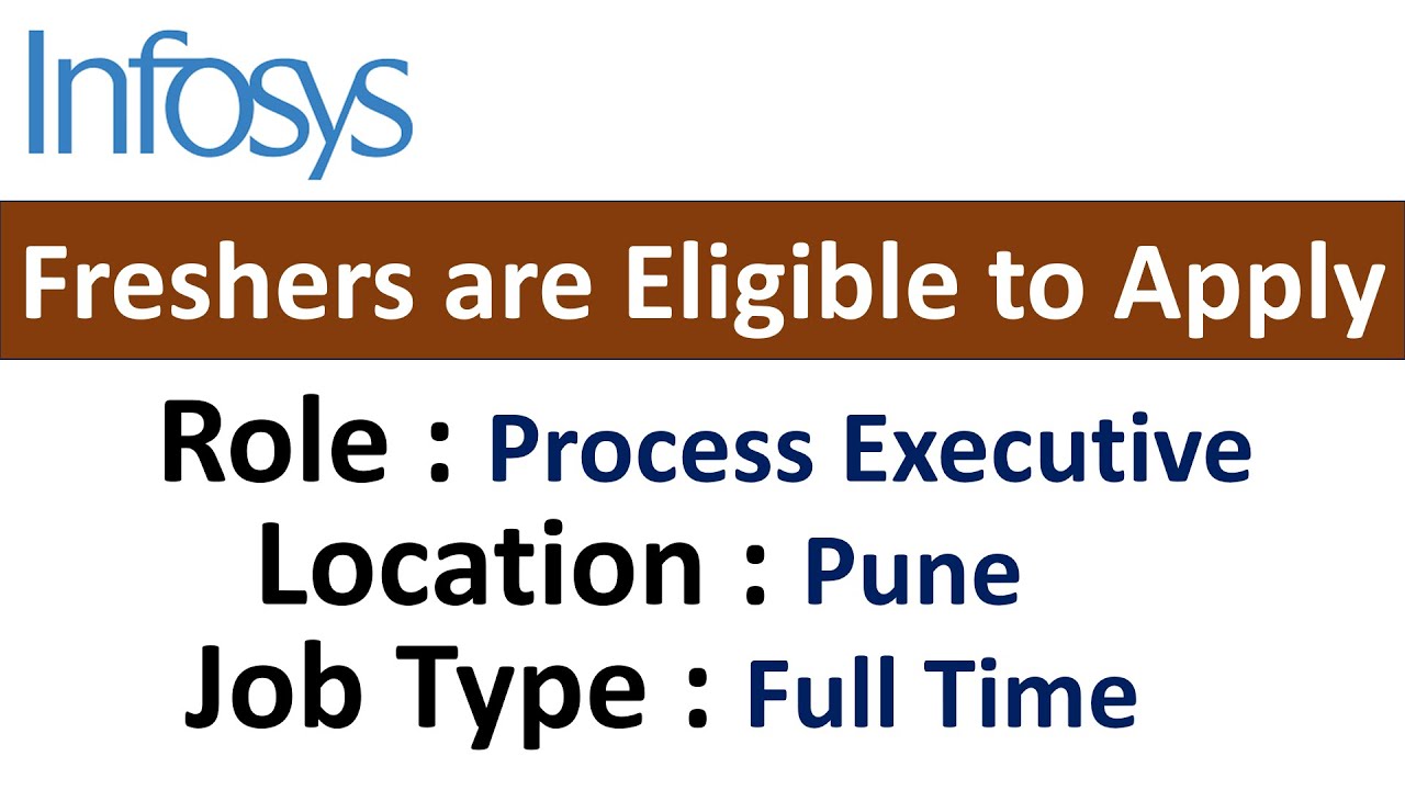 Infosys Hiring Graduates For Process Executive Role Tmbi