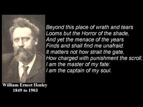 What is the message of the poem Invictus by William Ernest Henley?