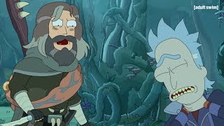 Cronenberged Dimension Jerry Meets Rick Prime | Rick and Morty | adult swim