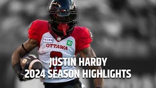 Justin Hardy 2024 CFL Highlights