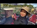 Seru Bisa Bikin Meja & Rack Kayu Bakar Sendiri.DIY Making Firewood Rack.