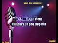 salut les amoureux...de joe dassin ma version en karaoke