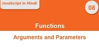 Functions with parameter and argument in JavaScript in Hindi [ JavaScript in Hindi]