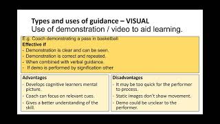 OCR A Level PE - Guidance