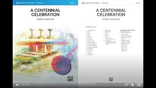 A Centennial Celebration, by Robert Sheldon – Score & Sound