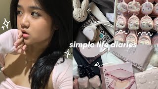 SIMPLE LIFE DIARIES VLOG 🎀🌸| Watching Barbie, Makeup haul, aesthetic miffy and sanrio, grwm.