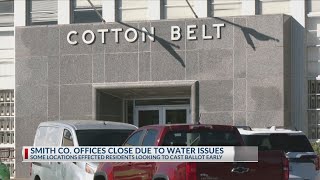 Tyler early voting site closed today due to water shutoff
