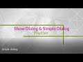 Flutter Show Dialog & Simple Dialog