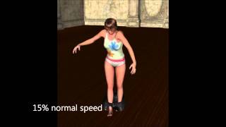 Animation Test #1 - Shorts Falling Down