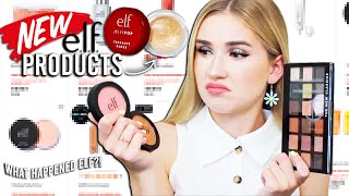 FULL FACE OF NEW ELF MAKEUP !! what happened!?
