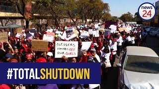 WATCH: Countrywide protests mark the start of Women's Month