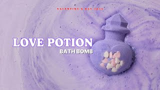 Love Potion Bath Bomb : LUSH Valentine's Day 2025