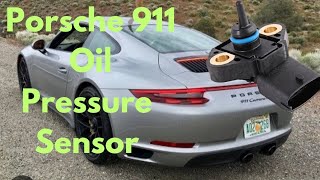 Porsche 911 2017 | Oil Pressure Measurement Fault | Oil Pressue Sensor Replacement