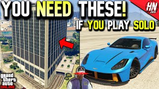 Top 10 THINGS Every SOLO Player NEEDS In GTA Online!