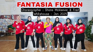 FANTASIA FUSION (CBA4LDF 2025) || Line Dance ||Choreographer: Shane McKeever \u0026 Fred Whitehouse