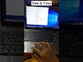 Windows 10 Date & Time Settings | How to change date & time in Windows 10 | #date&time #windows10
