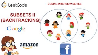 Subsets II | Leetcode 90 | Amazon Google Facebook interview question