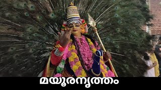 മയൂരനൃത്തം/Mayilattam@kidangoor sree subrahmanya swami temple