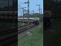 longest memu train crossing crave railway line train simulator 2024 shorts shortvideo short