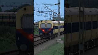 Longest Memu Train Crossing Crave Railway Line | Train Simulator 2024 #shorts #shortvideo #short