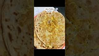 Aloo Paratha 🥘 @loganpaulvlogs #explorewithiqra #youtubeshorts #food #old #instagram #up