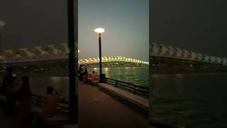 Atal Pedestrian Bridge, Riverfront, Ahmedabad Riverfront Footover Bridge #gujarattourism #ahmedabad