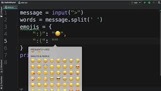 Python Tutorial Emoji Converter
