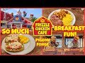 FUNNIEST BREAKFAST IN THE SMOKIES! Frizzle Chicken Café next to The Comedy Barn Pigeon Forge